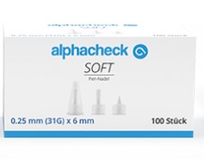 alphacheck soft / Pen-Nadeln