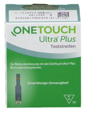 One Touch Ultra Plus Blutzuckerteststreifen / 02384701