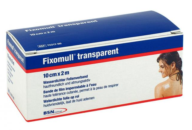Fixomull transparent 10 cm x 2 m - Hypoallergenes Fixiervlies