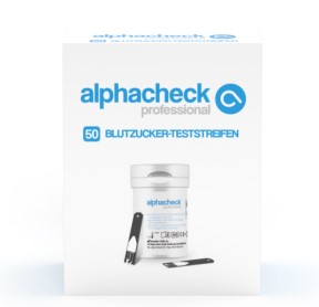 alphacheck professional Blutzuckerteststreifen