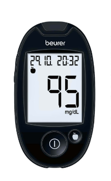 Beurer GL 44 Blutzuckermeßgerät schwarz